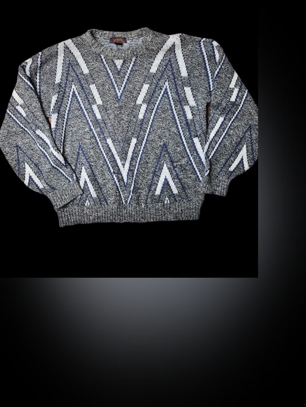 Vintage Atlas Made in USA Southwestern Knit Sweater Men’s L